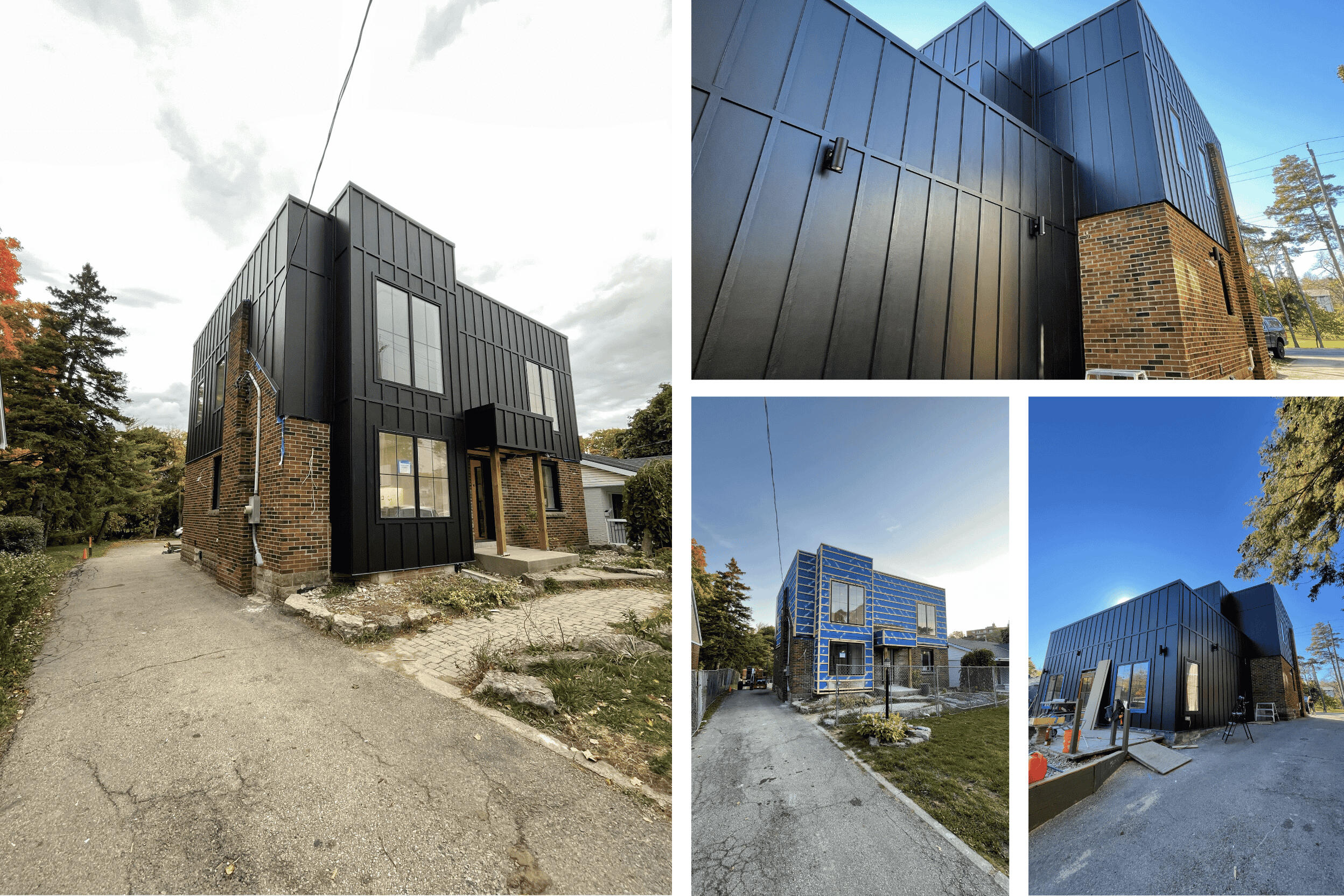 This exterior siding transformed this commercial space into something new and added a 100-year damage warranty.